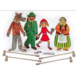 MARIONETINO ČERVENÁ KARKULKA LOUTKY 4 ks – Zboží Dáma