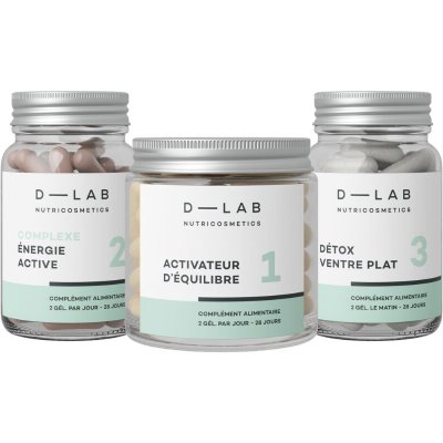 D-LAB Program Ploché břicho Activator+Energy Complex+Stomach Detox 3 x 56 kapslí – Hledejceny.cz