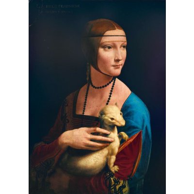 BlueBird Leonardo Da Vinci Dáma s hranostajem 1489 1000 dílků