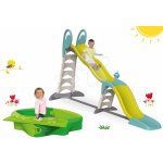 Smoby set dětská skluzavka Toboggan Super Megagliss 2v1 a pískoviště s krytem a vodní dráhou 310260-13 – Hledejceny.cz