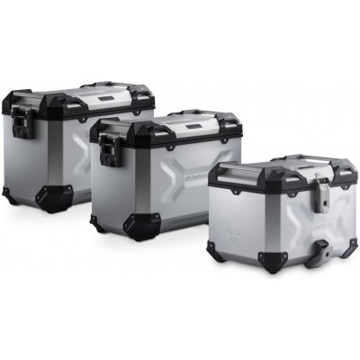 Sw Motech Adventure set TRAX ADV Silver. R 1300 GS Adv . BMW top case holder | Zboží Auto