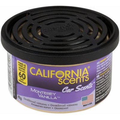 California Scents Car Scents Monterey Vanilla 42g
