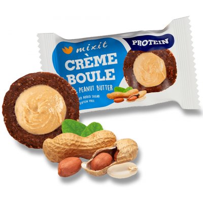 Mixit Proteinová Crème boule Peanut butter 30 g – Zboží Dáma