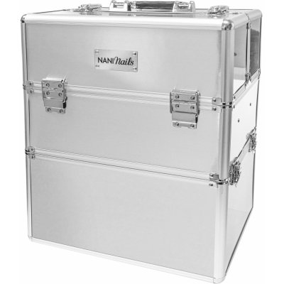 NANI dvoudílný kosmetický kufřík NN67 Silver