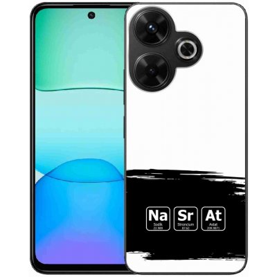 mmCase na Xiaomi Redmi 13 4G/Poco M6 4G - chemické prvky černobílé pozadí – Zboží Živě