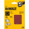 Brusky - příslušenství DEWALT brusný papír na suchý zip 115x115 mm | P120 | 25 ks