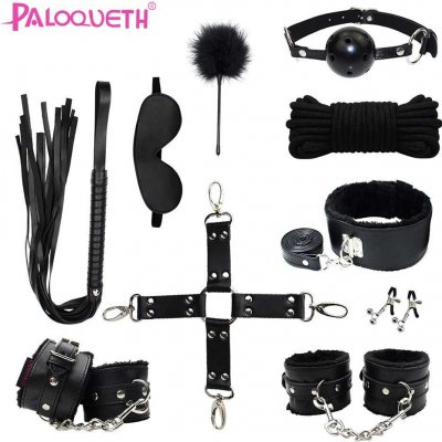 Paloqueth BDSM Bondage Set Black 10 pieces – Zbozi.Blesk.cz