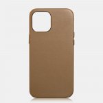 iCarer Kožený kryt na iPhone 12 mini - iCarer, Real Leather with MagSafe Brown 11.01.WMI1215-BN – Zboží Mobilmania
