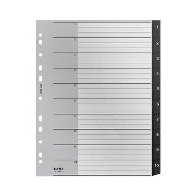 Ekologický rejstřík Leitz, PP, extra široký, 1-10 – Zboží Živě