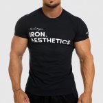 ness tričko Iron Aesthetics Be Stronger černé Černá – Sleviste.cz