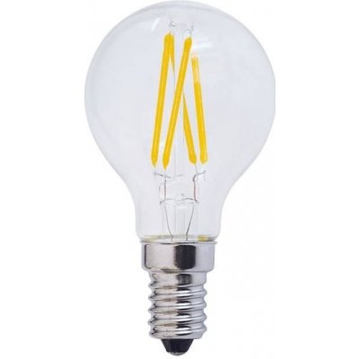 Optonica LED Filament žárovka G45 E14 4W Teplá bílá – Zboží Mobilmania