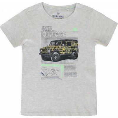 Chlapecké tričko z BIO bavlny LEMON BERET OFF ROAD šedá – Hledejceny.cz