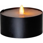 STAR TRADING LED venkovní svíčka 18xLED s realistickým plamenem P.10,5 cm černá – Hledejceny.cz