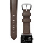 Nomad Traditional Band kožený řemínek se stříbrnými detaily pro Apple Watch Ultra 49mm 8/7 45mm/6/SE/5/4 hnědá NM1A4RST00 – Hledejceny.cz
