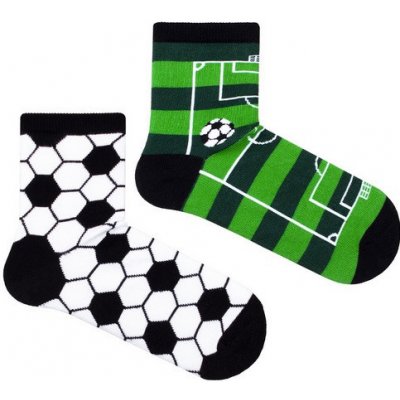 Chlapecké nestejné ponožky Fotbal zelená