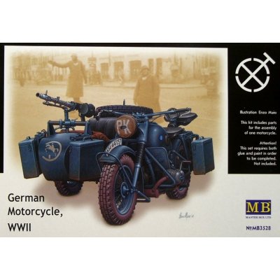 Master Box BMW R75 German WWII Motorcycle MB3528 1:35