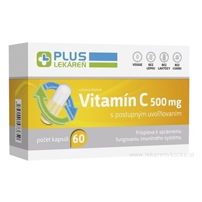 Plus Lékárna Vitamin C 500 mg 60 ks – Hledejceny.cz