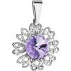 Přívěsky Evolution Group CZ Přívěsek se Swarovski krystaly Violet 51054.3