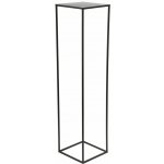 HowHomely STOJAN NA KVĚTINÁČ SIMPLE 100x24x24 cm ČERNÁ – Hledejceny.cz