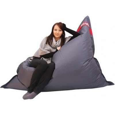 BeanBag Sedací vak 179x140 perfekt dark gray