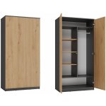 FRONTI SD-90 Antracit / dub artisan – Sleviste.cz