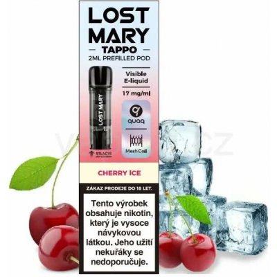 Elf Bar Lost Mary Tappo cartridge Cherry Ice 17 mg – Zboží Mobilmania
