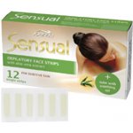 Joanna Sensual Aloe Vera depilační náplasti na obličej 12 ks a jemný olej 10 ml – Zboží Dáma