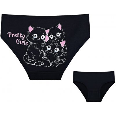 Donella Dětské kalhotky Kočička: tmavě modrá – Zboží Dáma