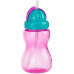 Canpol babies sportovní láhev se slámkou růžová 270 ml – Sleviste.cz