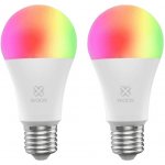 Woox Smart sada 2x LED žárovka E27 10W RGB+CCT barevná a bílá WiFi R9077/2 – Zbozi.Blesk.cz