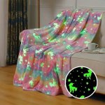 4Leaders Svítící fluorescenční deka jednorožec 100x150 – Hledejceny.cz