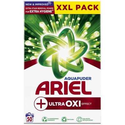 Ariel +Extra clean prášek 3,25 kg 50 PD – Zbozi.Blesk.cz
