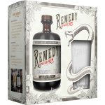 Remedy Spiced Rum 41,5% 0,7 l (dárkové balení 1 sklenice) – Zbozi.Blesk.cz