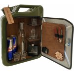 Barcanox Kanystr bar khaki s LED hnědé dřevo – Zboží Dáma