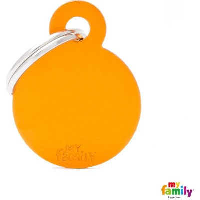 My Family Známka Basic Allu kroužek malý oranžový – Zboží Mobilmania