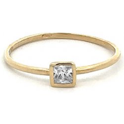 Beny Jewellery Zlatý Prsten se Zirkonem 7131787