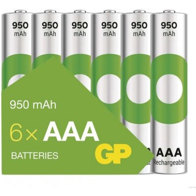 GP ReCyko AAA 950mAh 6ks 1032126090 – Zboží Živě