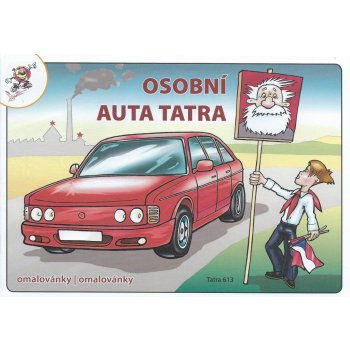 Omalovánky s předlohou A5 osobní auta Tatra