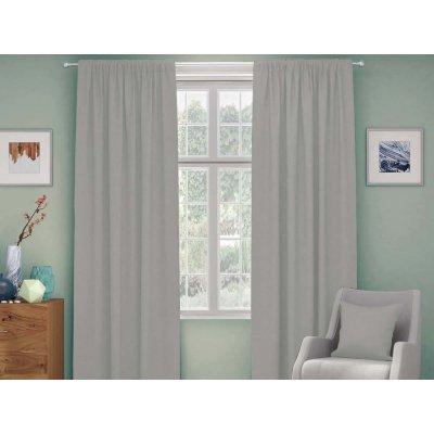 XPOSE® Zatemňovací závěs ZEUS - světle šedý 140x160 cm – Zboží Dáma