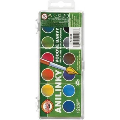 Koh-I-Noor brilant anilínové 12 barev – Zboží Mobilmania
