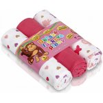 T-tomi Látkové TETRA růžoví šneci 3 ks – Zboží Dáma