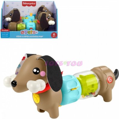 Fisher Price chrastící a klapající jezevčík HTW91 – Sleviste.cz