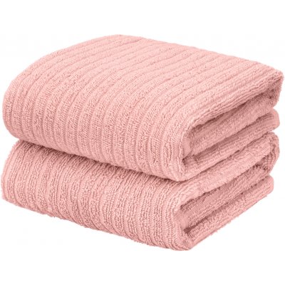 Livarno froté ručník 50 x 100 cm 2 kusy růžová – Hledejceny.cz