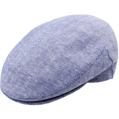 Fiebig Headwear since 1903 Pánská letní bekovka z bavlny a lnu modrá – Hledejceny.cz
