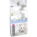 Magic Cat Magic Litter Bentonite Ultra White with Carbon Kočkolit 5 l – Hledejceny.cz
