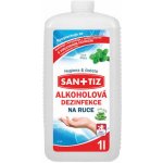 Sanitiz alkoholová dezinfekce na ruce parfém máta obsahuje Aloe Vera 1 l – Zboží Dáma