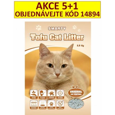 Smarty Tofu Cat Litter-Original bez vůně Podestýlka 6 l – Zbozi.Blesk.cz