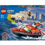 LEGO® City 60373 Hasičská záchranná loď a člun – Zboží Dáma