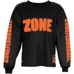 Zone floorball Goalie sweater UPGRADE SW black/lava