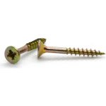 Vrut univerzální 4x30 žlutý zinek, zápustná hlava, křížová drážka, částečný závit – Zboží Mobilmania